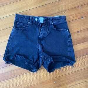 Black Denim H&M Shorts